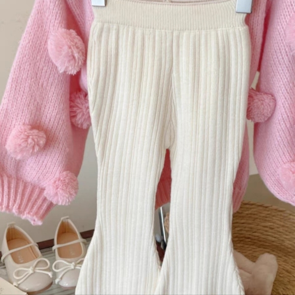 Pom Pom Sweater and Knit Pant Set - Picture 4 of 4